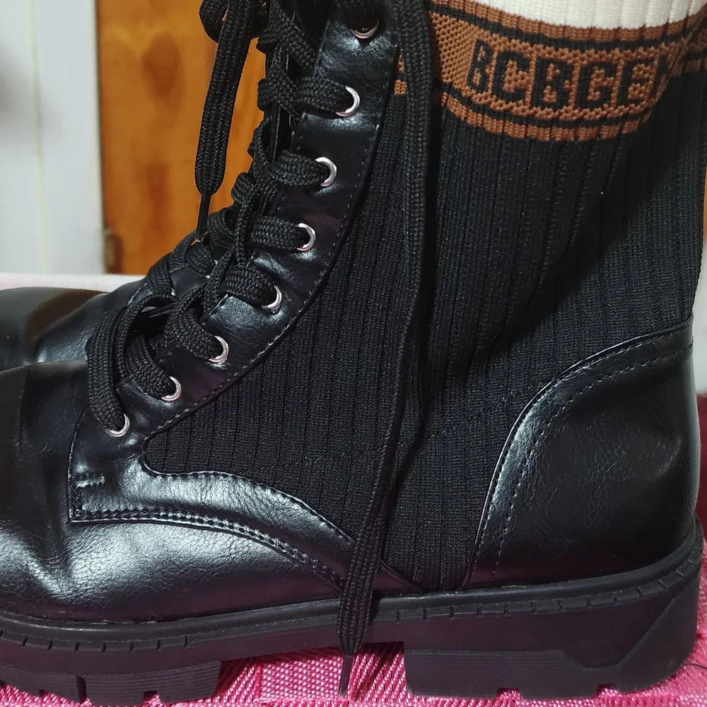 BCBG combat boots size 11 - Picture 3 of 9